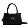 Bow Underarm Bag Women's 2025 Summer New Simple Foreign Style Small Square Bag High Texture Shoulder Messenger Bag