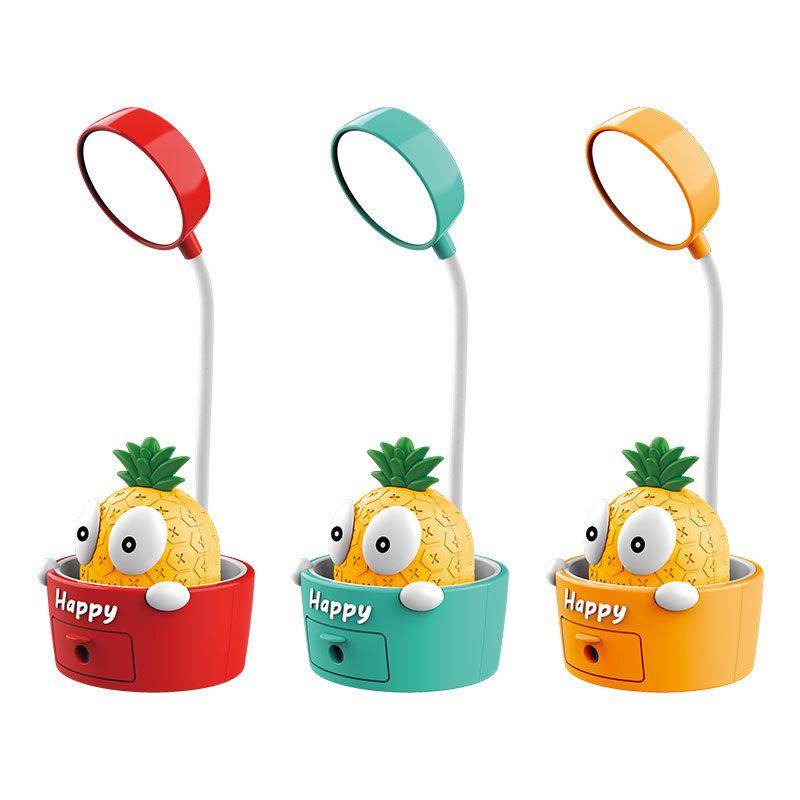 Custom Logo Small LED Table Lamp - Eye-Protecting USB Reading Light for Gifts & Promotions