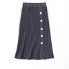 Great Value Feedback ~ Revoked by Brand High Waist Slim Looking Autumn and Winter Thickened Knitting Skirt Mid-Length Slit Sheath Skirt