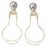 2pcs Lamp Bulb Clip Adapter Modern Stylish Metal Lampshade Holder Adapter Clip On Lampshade Adapter for Living Room Bedroom