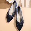 Ladies Slip On Loafers With Breathable Fabric For Casual Daily Wear