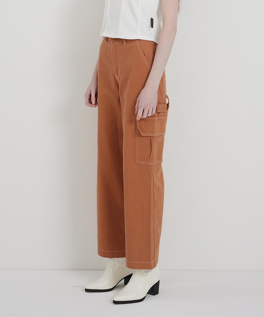 ANDTHEOTHER Camel-Colored Cargo Pants