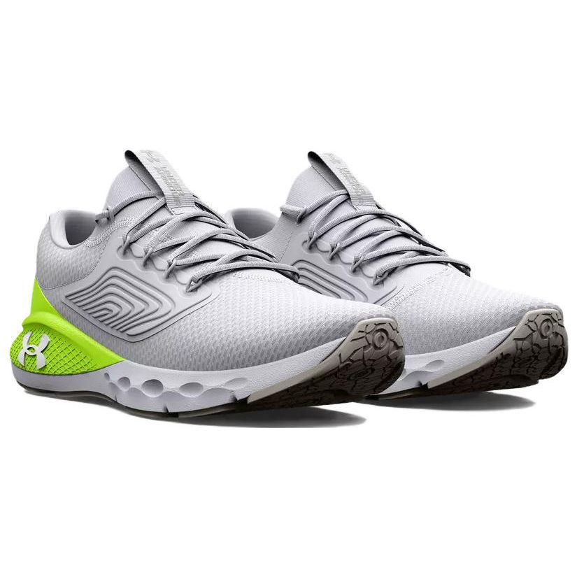 Under Armour Charged Vantage 2 White Lime Surge Men Sneakers 3024873-107