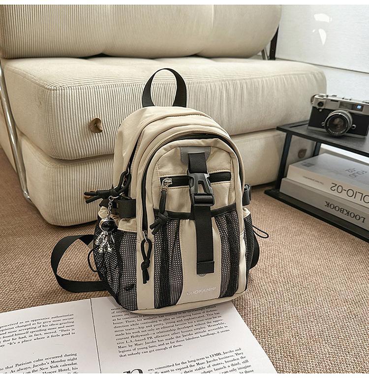 Schoolbag Tide Brand Functional Wind Backpack Mini Personality Cycling Backpack Leisure Sports Outdoor Mountaineering Camping Small Backpack