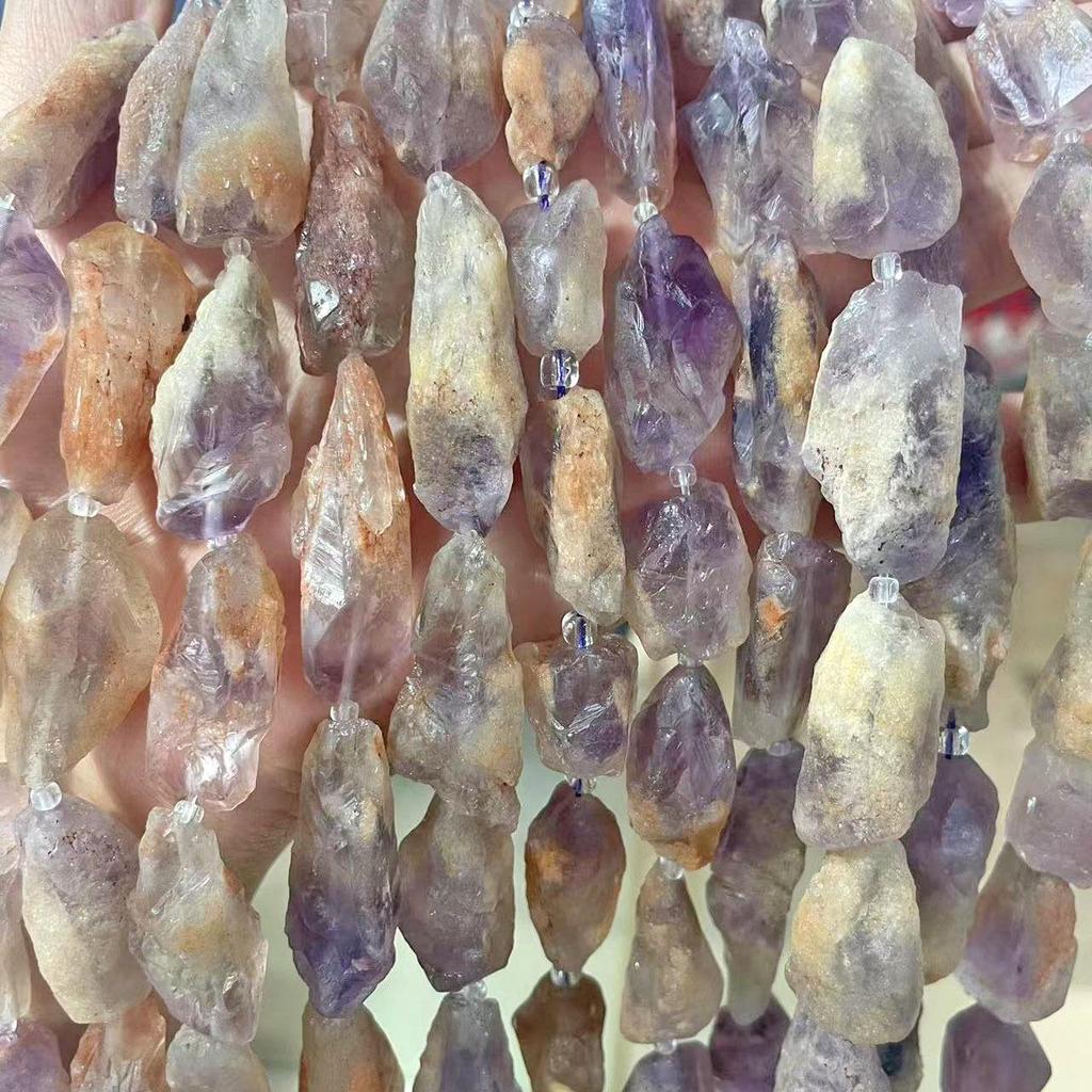 Natural Raw Amethyst Chip Beads for Handmade Jewelry & Accessories
