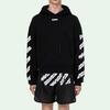 Off-White Ss20 Series Arrow Print Loose Hoodie For Autumn Men Hoodie Black OMBB037S20E300031088