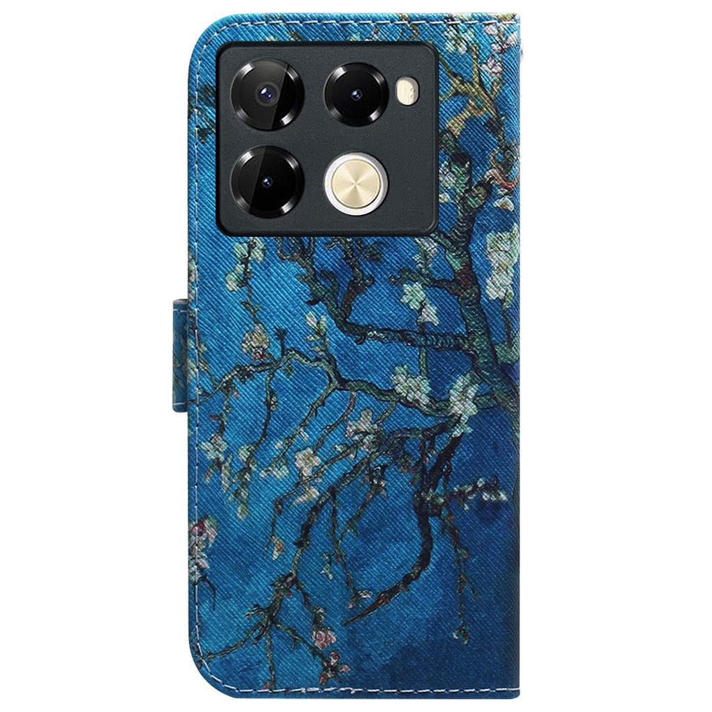 For Infinix Note 40 Pro 5G/40 Pro+ Leather Case Pattern Print Wallet Phone Cover