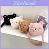 Plush Cat Cartoon Kids Crossbody Bag For Girls And Boys Daily Use