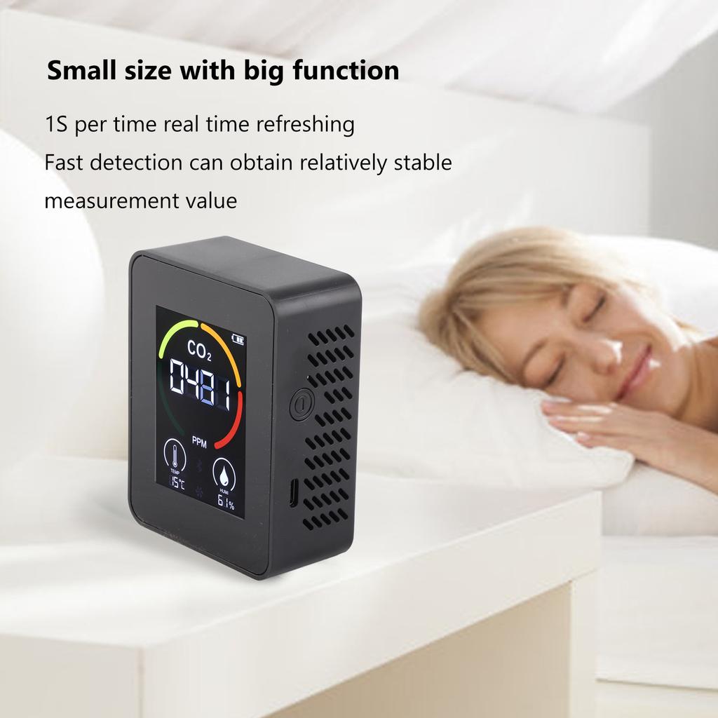Pollution Ventilation Tester CO2 Detector CO2 Detector Semiconductor Air Quality Monitor Temperature Humidity Sensor ZN MT03