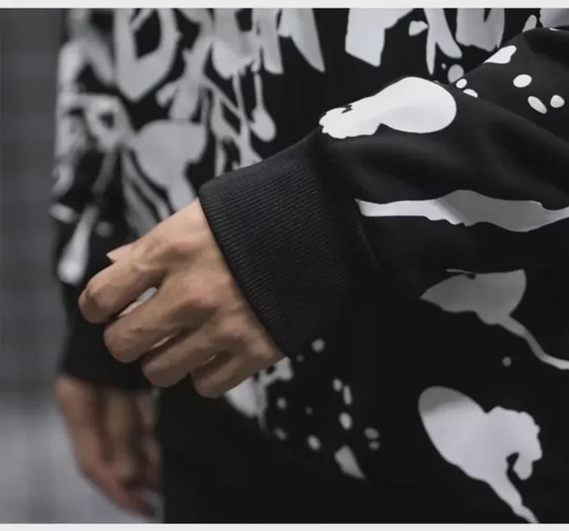 Men's Spring/Autumn Gradient Hip-Hop Hoodie - Trendy, Cool Style Top