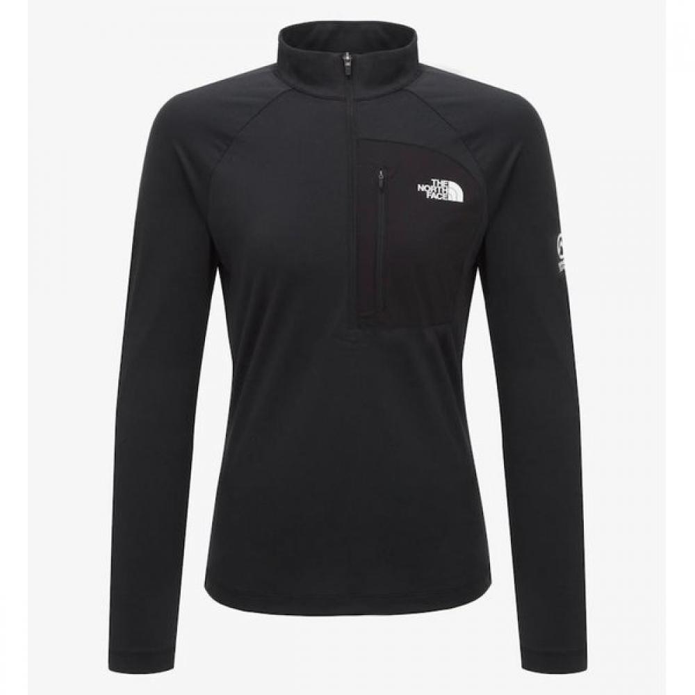 ★THE NORTH FACE★ Batura long sleeve zip-up tee LIGHT GRAY North Face Batura Long Sleeve Zip Tee Universal Nt7lr00a