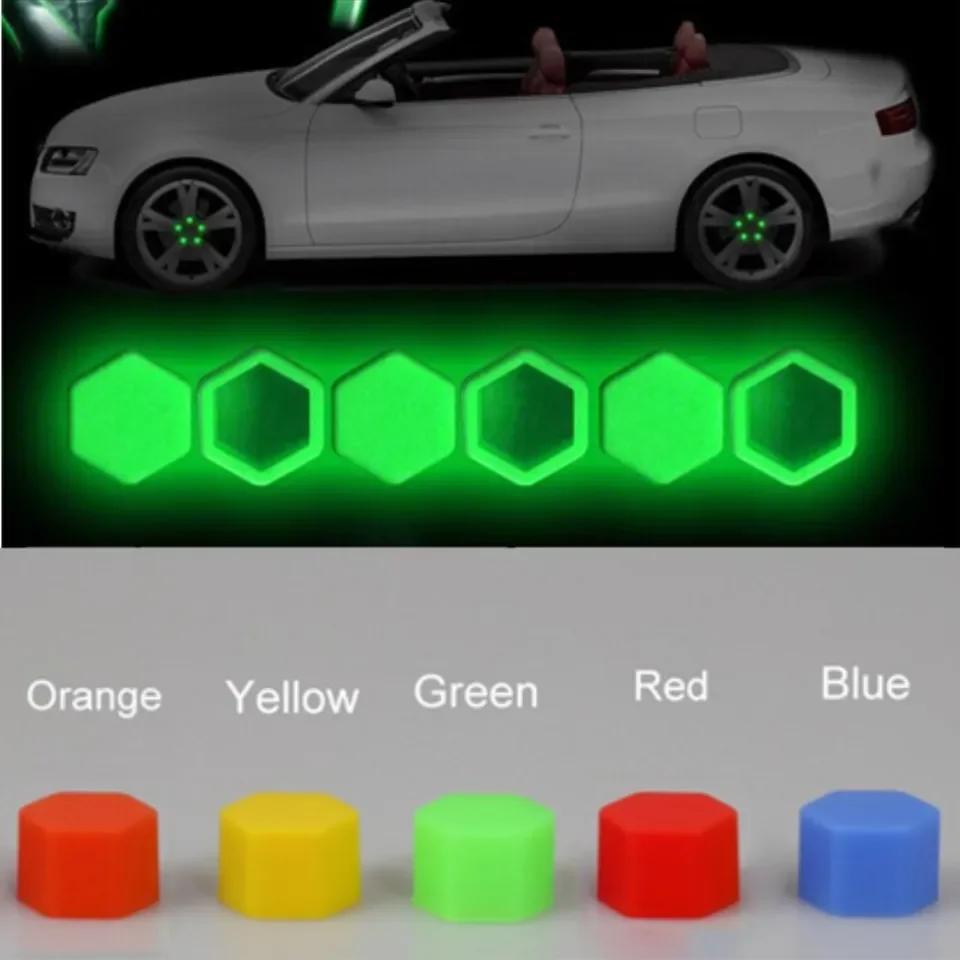20Pcs/set Silicone Car Tyre Wheel Hub Covers Protection Caps 19/21mm Wheel Nuts Wheel Hub Screw Protector Dust Proof Bolt Cover