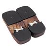 Geta wooden for burnt paulownia for boys [KYOETSU] (Japanese clogs) children, wood, (B2, measurement_23_point_0_centimeters)