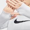 Nike Swoosh Run Logo Printed Reflective Half-Zip Casual Sports Top Women Tops Fog-Gray CW0293-097