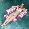 Float for Water Water Float Water Adults, Hammock, Mat, Pool, Float, Boat, Play, Beach, 120120CM (Pink)
