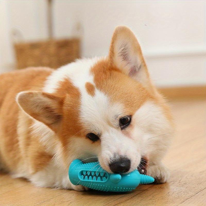 Cute Cartoon Monster Dog Chew Toy - Bite-Resistant, with Sound, Pet Molar and Dental Care Supplies