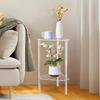 Acrylic Table with Clear Top Elegant Living Room Furniture Transparent Storage Rack for Office or Residential Use