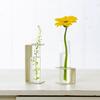[Made In Tsubame-Sanjo] TETSUNAGI C & C Long Flower Vase Set, Single Flower Vase, Steel and Glass Test Tube, Mini, Made In Japan, Interior Decor,