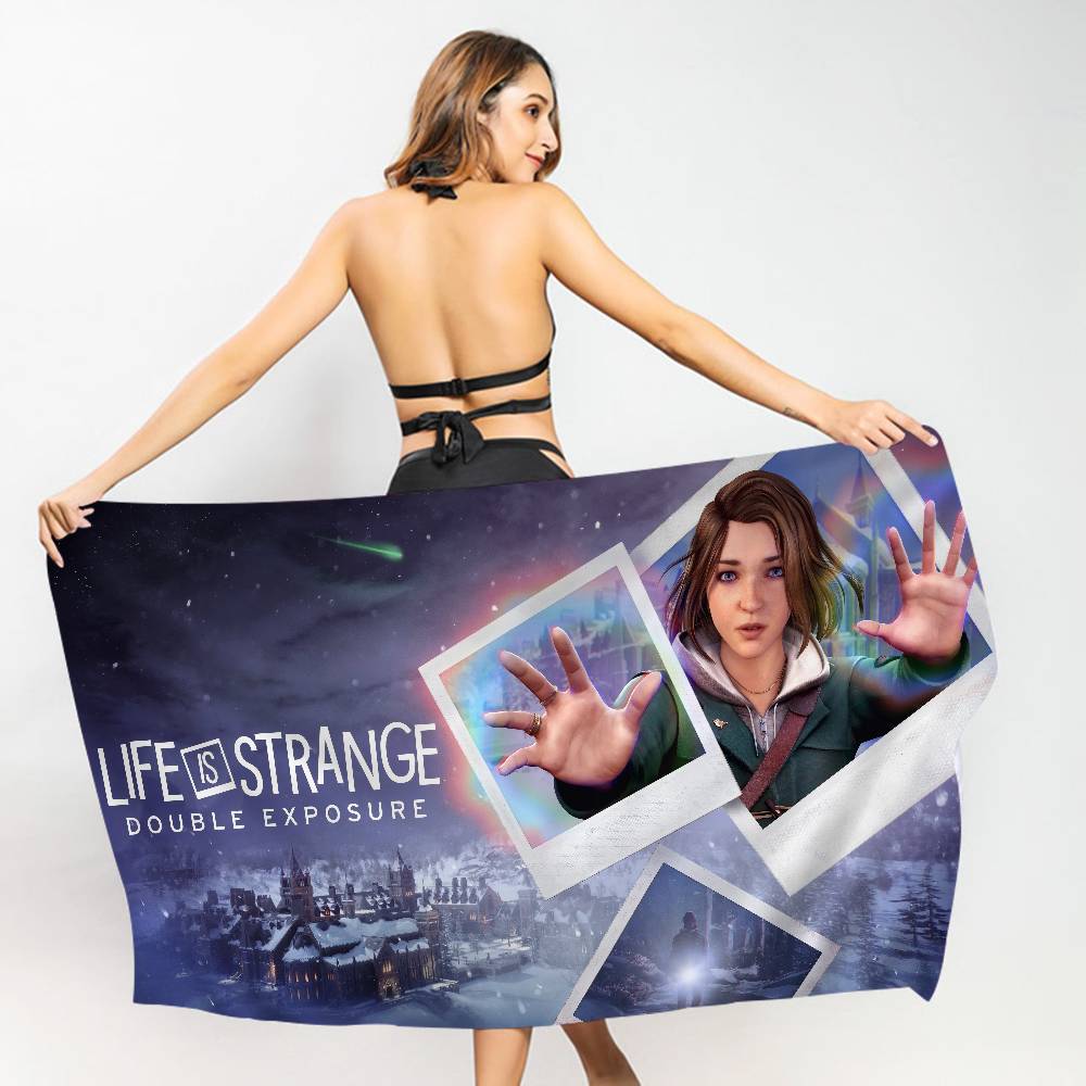 Story Adventure Game L-Life Is Strange Beach Towel Colorful Bath Towels For Girl Microfiber Sand Free Beach Spa Gym Pool