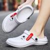 Summer Couple Sandals Large Size Black White Men's Sandals