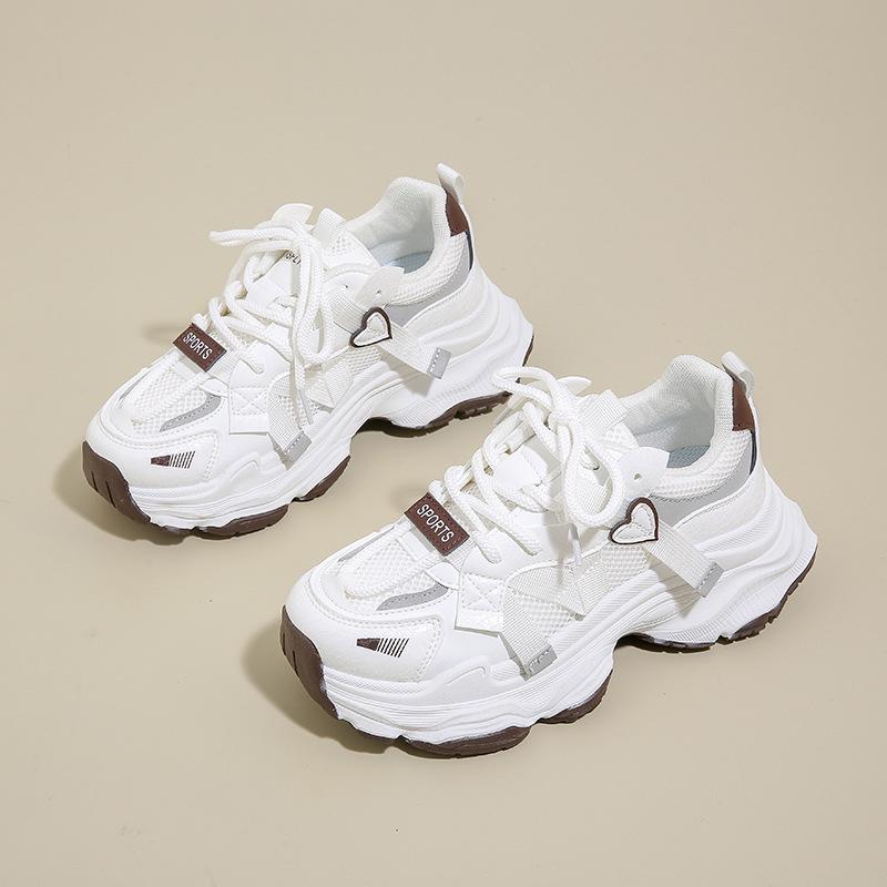 New dad shoes women's spring student sports running casual platform heightening shoes