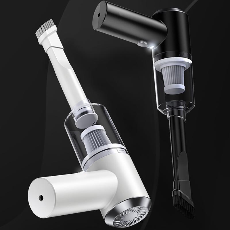 120 W 6000 Pa tragbarer kabelloser Auto-Staubsauger für Nass- und Trockenzwecke mit doppeltem Verwendungszweck und LED-Licht für zu Hause