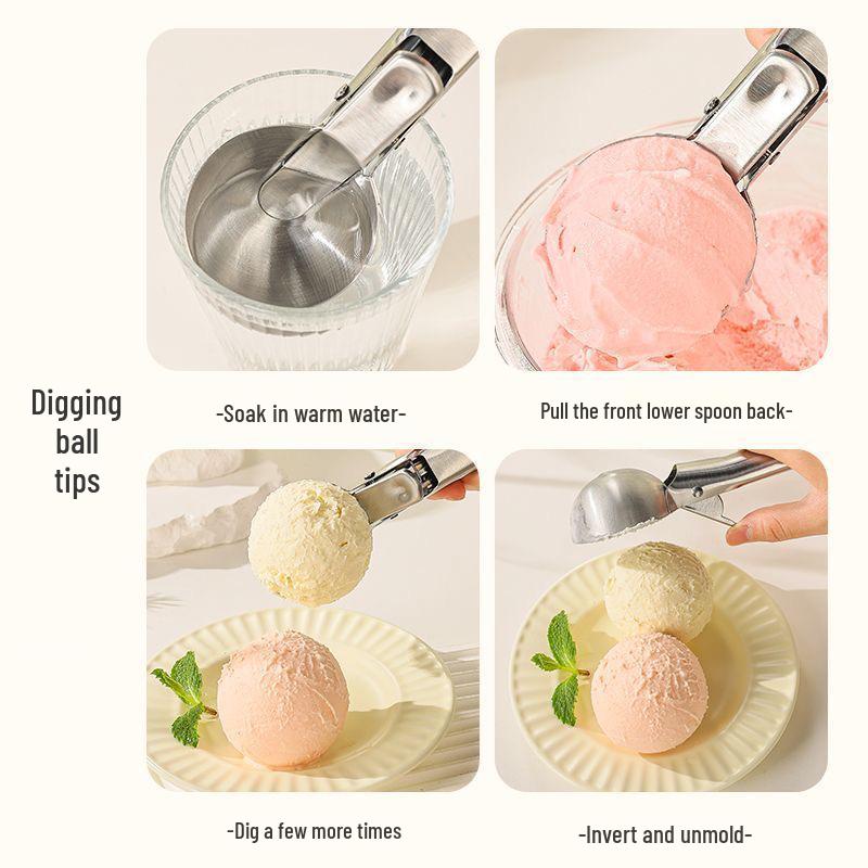 Stainless Steel Ice Cream & Fruit Digger Spoon