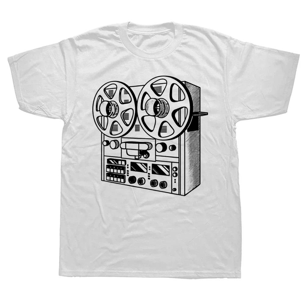 80s Vintage Cassette Rock Dj Music Street Fashion Casual Trend Harajuku Summer Unisex Unisex Universal Shortsleeved Tshirt