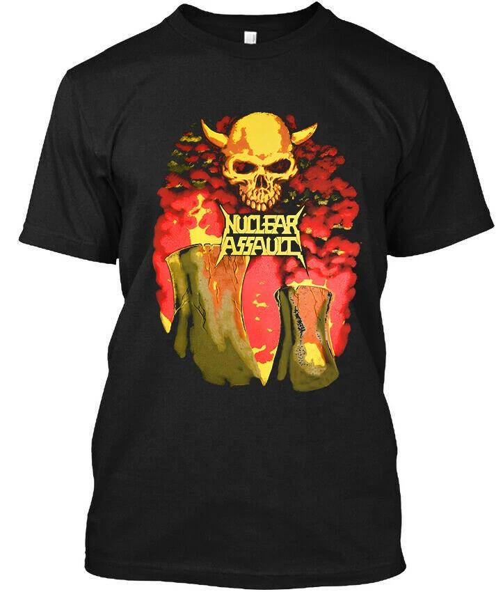 NEW! Popular Nuclear Assault Survive American Vintage Retro Logo T-SHIRT S-5XL L