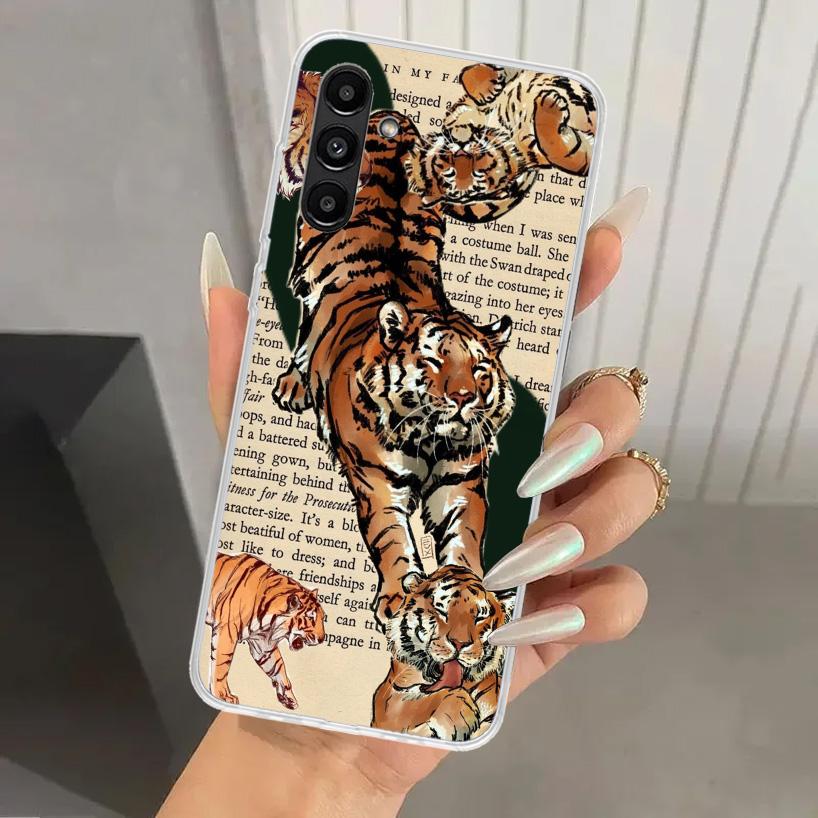 Superior Tiger Pattern Art Phone Case for Samsung Galaxy A17 A16 A37 A26 A36 A57 A56 A15 A25 A35 A55 A14 A24 A34 A54 A13 A23 A33
