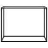 VidaXL Table console Transparent 100x35x75 cm Verre trempé