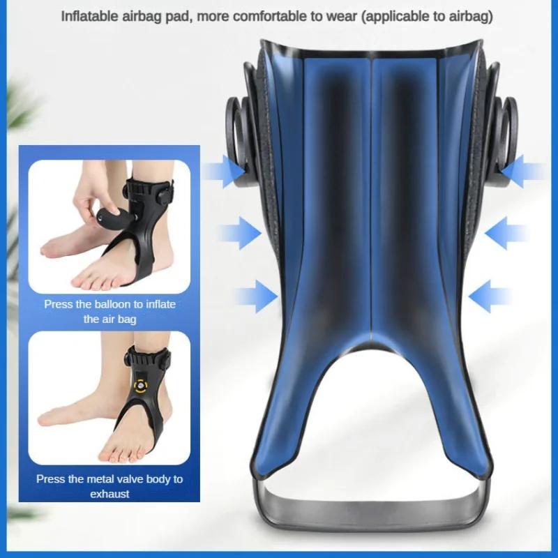 Tutore Ortesi per Piede Cadente Ober Afo Afos Supporto Caviglia Con Comodo Airbag Gonfiabile per Emiplegia Ictus Scarpe Camminare