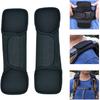 Wanty 1 Pair Black Color Neoprene Multipurpose Comfort Shoulder Strap Pads Shoulder Cushion Pad Protector for Backpack Rucksack/Travel Bag/Car Seat