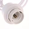 1 Set Nordic Half Teeth Lampshade Base Vintage E27 Hanging Lamp Holders With 0.8/1/1.2/1.5M Cable Ceiling Lamp Holder Socket