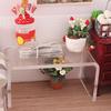 Furniture Model Table Good Craftsmanship Adorable Plastic Dollhouse Coffee Small Table Leisure Mini Model for Micro Landscape