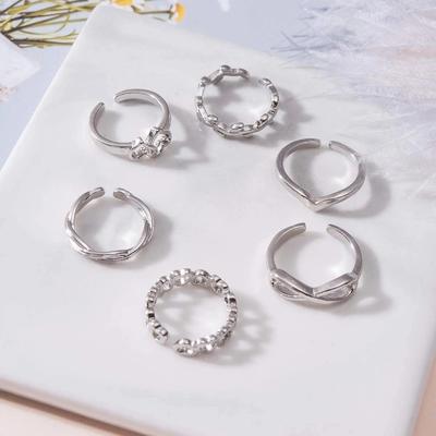 Adjustable Open Toe Rings Geometric Heart Foot Jewelry Fashion Toe Rings  Beach Outfits