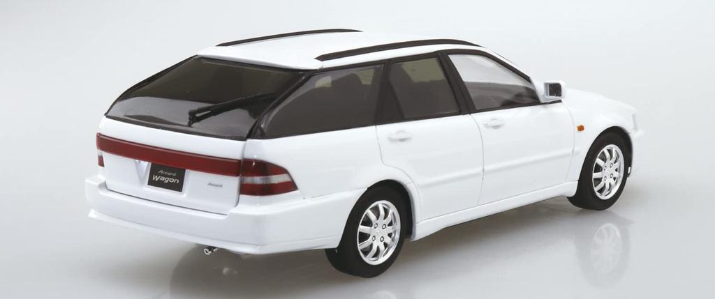 Aoshima Bunka Kyozai Scale Model Car Series 140 Honda CF6 Accord Wagon VTL 2000 Plastic Model Kit 1/24 No. (Molded Color)