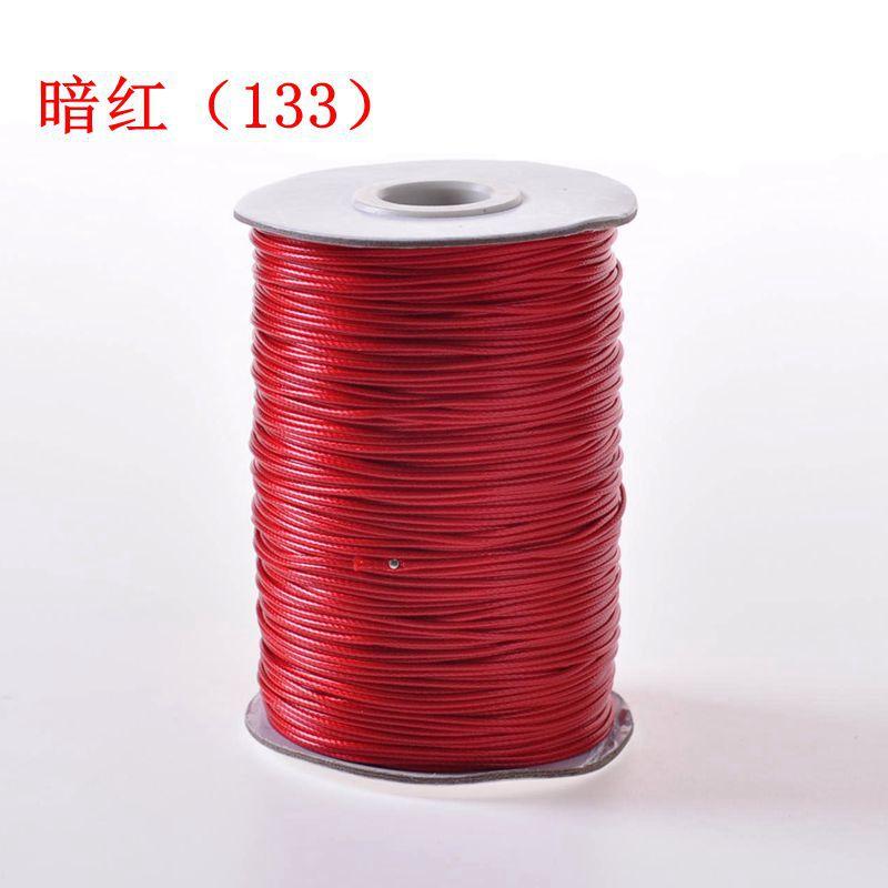 

Материал для ожерелья и браслета, ювелирные аксессуары, разноцветная вощеная веревка, 200 ярдов в рулоне вощеной нити, плетеная проволочная веревка своими руками 1.0mm200 yards