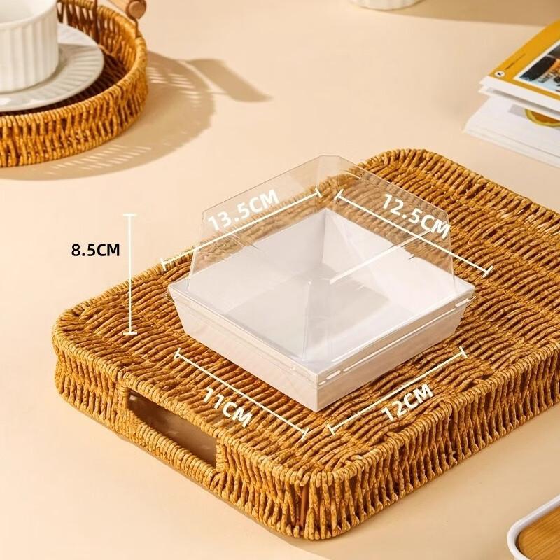 Tall Transparent Mousse Cake Boxes 100 pieces