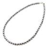 [GOLD STONE] Terahertz Ore Necklace, 6mm Star Cut, Power Stone, Natural Stone, Magnet Type, Approx. 50cm Long