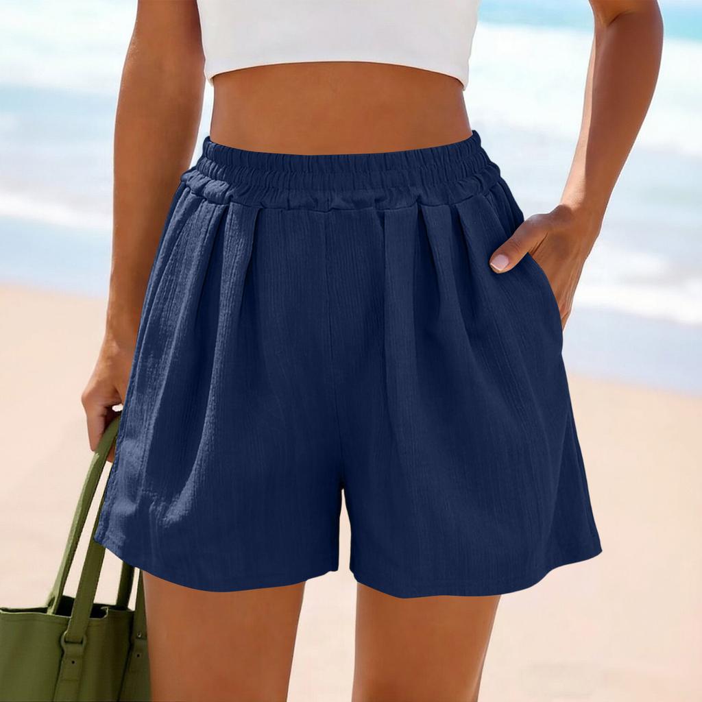 Women's Wide Sports Casual Loose Fashion Pocket Shorts