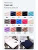 Solid Color Dustproof Fitted Bed Sheet & Pillowcase Set - Machine Washable, Protective Mattress Cover (3-Piece Set)
