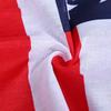 Bandana Square Scarf American Flag Striped Headband Wrap Handkerchief for Unisex