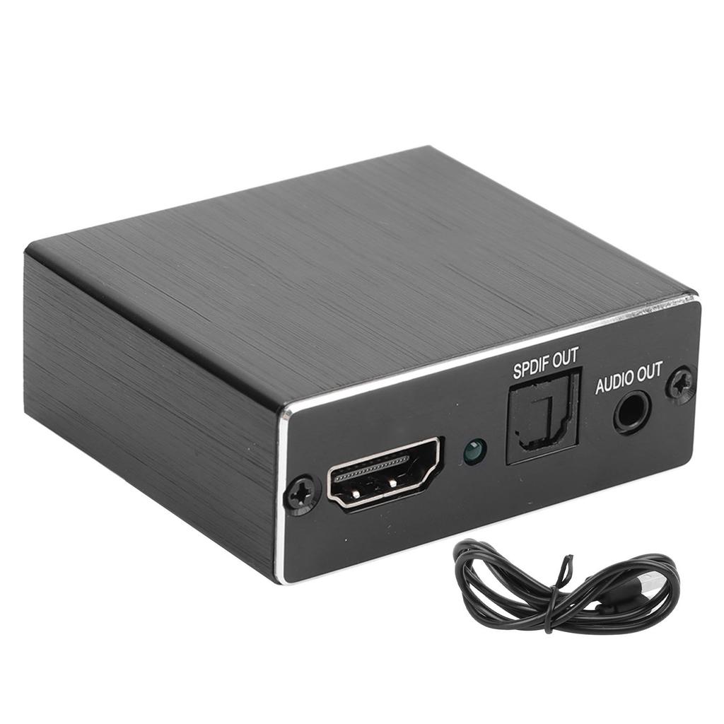 HD Multimedia Interface Splitter 3.5mm Sound Interface 5.1 Channel Signal Extractor Converter for