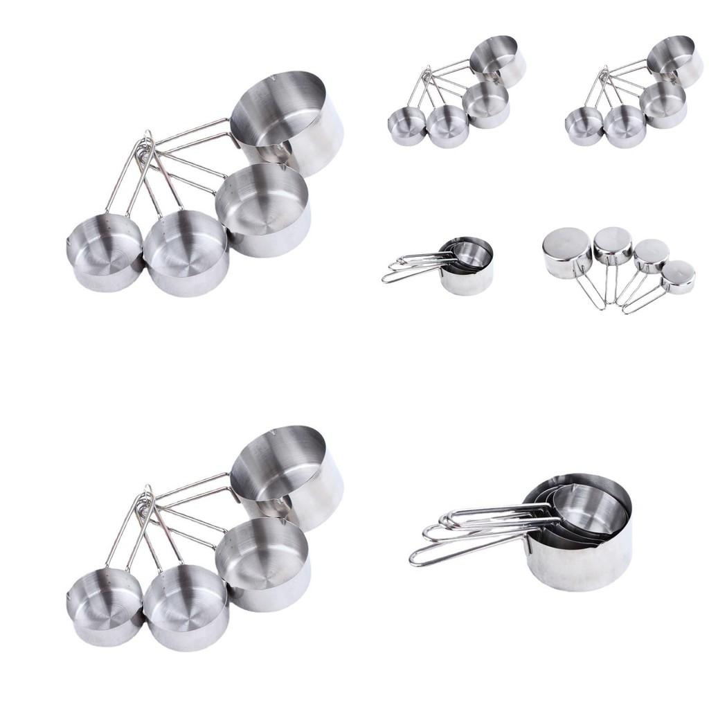 Kreatives Minimalistisches Edelstahl-Messlöffel-Set Für Kaffee Und Pulverförmige Zutaten