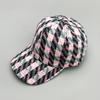 Printed Plaid Flower Embroidery Cap Autumn And Winter Men And Women Retro Versatile Fashion Warm Travel