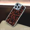 New Ins Sweet and Cool Brown Leopard Print IPhone 16 Protective Case 14 Mobile Phone Case Girl Apple 15 Electroplated Glue