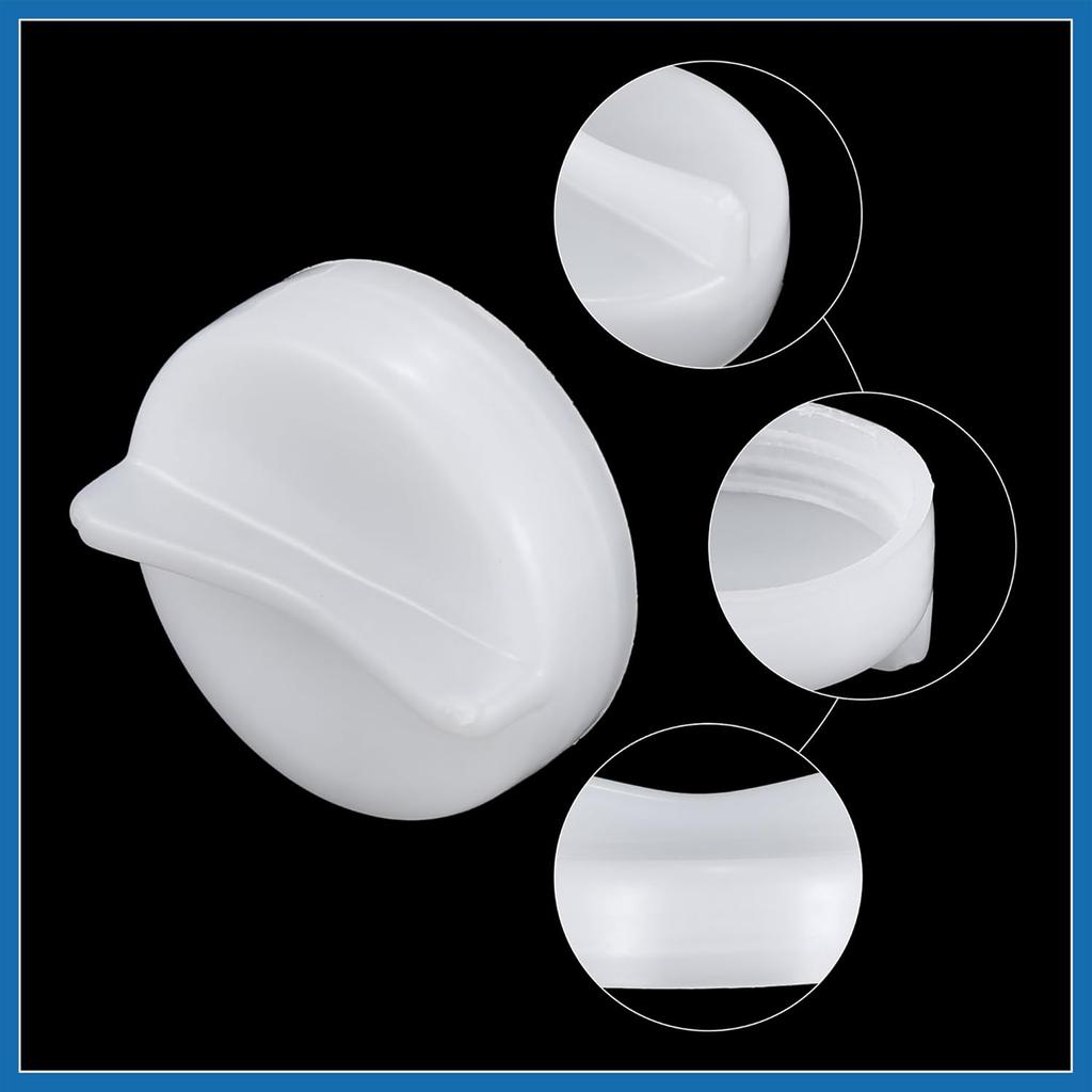 Radiator Coolant Reservoir Overflow Tank Cap for Honda CRV CR-V- Pack of 1 White Item Replacement