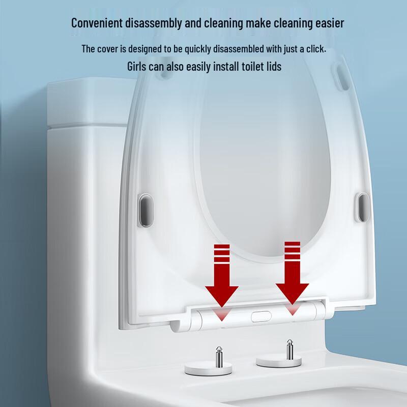 Larsd Thickened Soft-Close Toilet Seat