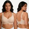 Women Plus Size Wire Free Soft Support Comfortable Seamless Breathable Bra